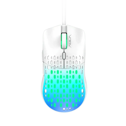 Aula S11 PRO Wired Gaming Mouse - 3600 DPI - 6 Programmable Keys - RGB - Aula S11 PRO Blue Green