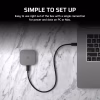 CORSAIR EX400U 1TB USB4 External SSD - MagSafe Compatible - Gunmetal - CS-CSSD-EX400U1TB