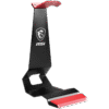 MSI HS01 Metallic Gaming Headset Stand with Phone Holder and Cable Management - HS01 HEADSET STAND