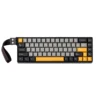 Aula WIN 68 Wired Magnetic Switch Gaming Keyboard 8000Hz Polling Rate Gray Yellow Black - Aula WIN 68 Gray Yellow Black