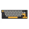Aula WIN 68 Wired Magnetic Switch Gaming Keyboard 8000Hz Polling Rate Gray Yellow Black - Aula WIN 68 Gray Yellow Black