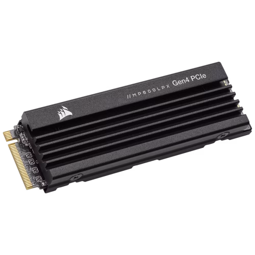 CORSAIR MP600 PRO LPX 2TB PCIe Gen4 x4 NVMe M.2 SSD with Heatsink PS5 Compatible - CS-CSSD-F2000GBMP600PLP