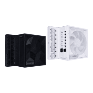Lian Li EDGE Gold Series ATX 3.1 PCIe 5.1 Fully Modular L-Shape | Black | White Power Supply