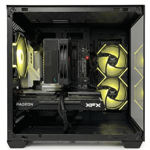 Serif | Ryzen 5 7500F Gaming PC with 16GB Radeon Graphics, 32GB DDR5 6000MHz RAM, 1TB Gen4 SSD - Mid-Range Desktop for Esports, 1440p Gaming & Streaming