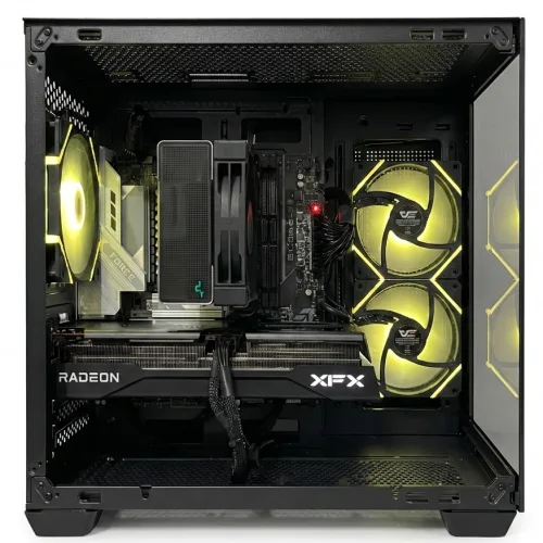 Serif | Ryzen 5 7500F Gaming PC with 16GB Radeon Graphics, 32GB DDR5 6000MHz RAM, 1TB Gen4 SSD - Mid-Range Desktop for Esports, 1440p Gaming & Streaming