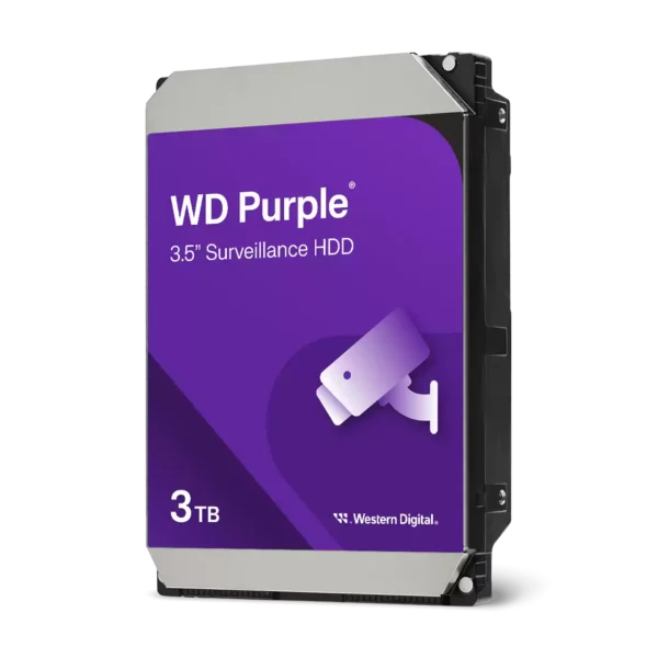 WD-30PURZ 1 Western Digital WD Purple 3.5 Inch 3TB SATA 6Gb/s 256MB Cache Surveillance HDD - WD-30PURZ