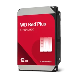 Western Digital WD Red Plus 3.5 Inch 12TB 7200 RPM SATA 6Gbps CMR NAS Hard Drive - WD120EFBX