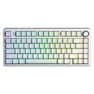 White-Contour-btz-ph-1 Aula F75 Counter Series Gasket Mechanical Keyboard 3-Mode RGB Star Vector Switch - Aula F75 White Contour