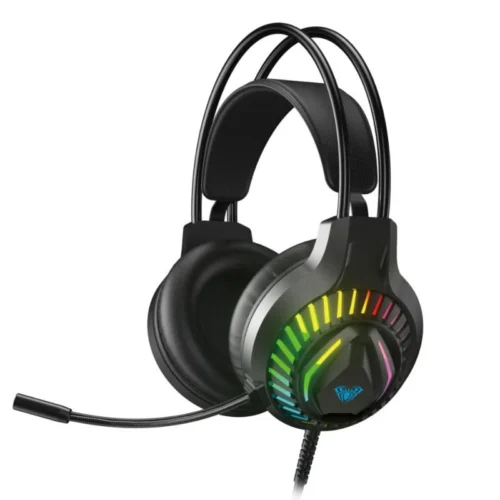 Aula S605 Wired Gaming Headset 50mm Driver RGB 3.5mm USB - Aula S605