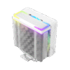 Ocypus Delta A40 SE WH ARGB White Single Tower CPU Air Cooler 190W TDP - DELTA-A40-WH1AAWN00S-GL