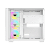 Ocypus Iota C70 WH Curve ARGB Digital White ATX Mid-Tower Case with Panoramic Glass and 6 Fans - IOTA-C70-WHD400CD-GL