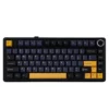Aula F75 Wireless Mechanical Keyboard - Thunder Black - Gray Wood Switch - 4000mAh - Aula F75 Thunder Black