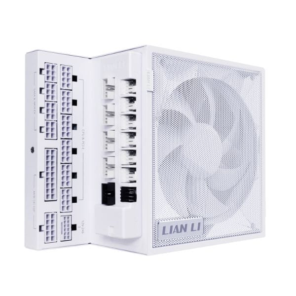 Lian Li EDGE Gold Series ATX 3.1 PCIe 5.1 Fully Modular L-Shape | Black | White Power Supply