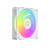 Ocypus Iota C70 WH Curve ARGB Digital White ATX Mid-Tower Case with Panoramic Glass and 6 Fans - IOTA-C70-WHD400CD-GL