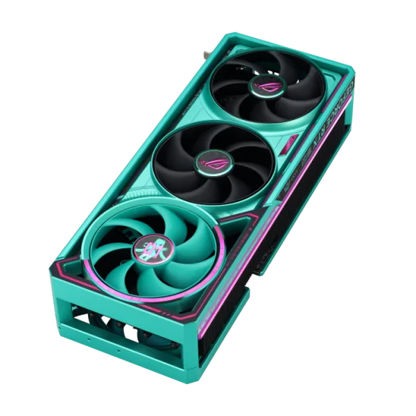 h732 (10) ASUS ROG Astral GeForce RTX 5080 OC 16GB GDDR7 Hatsune Miku Edition - ROG-ASTRAL-RTX5080-O16G-MIKU-W