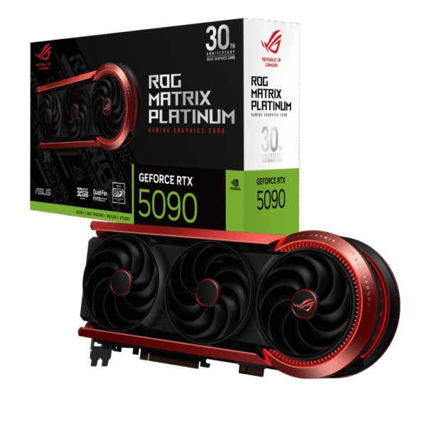 h732 ASUS ROG Matrix Platinum GeForce RTX 5090 32GB GDDR7 Blackwell 30th Anniversary Edition BTF Graphics Card - ROG-MATRIX-RTX5090-P32G-30TH