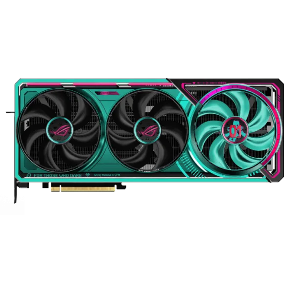 h732 (8) ASUS ROG Astral GeForce RTX 5080 OC 16GB GDDR7 Hatsune Miku Edition - ROG-ASTRAL-RTX5080-O16G-MIKU-W