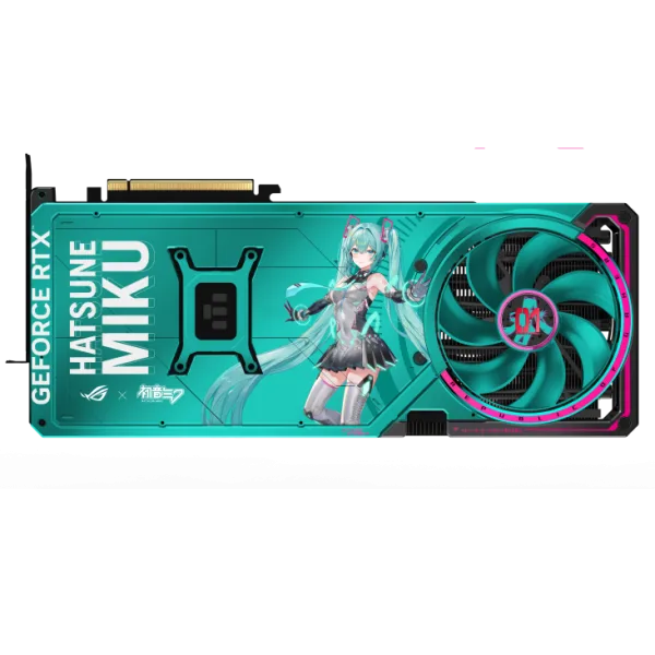 h732 (9) ASUS ROG Astral GeForce RTX 5080 OC 16GB GDDR7 Hatsune Miku Edition - ROG-ASTRAL-RTX5080-O16G-MIKU-W