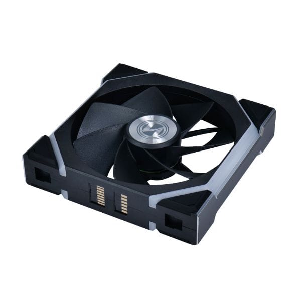sl_w_09_a Lian Li UNI FAN SL Wireless 120 - 2.4GHz Control - LCD & LED Options - Single & 3-pack - Standard & Reverse Blade - Black, White