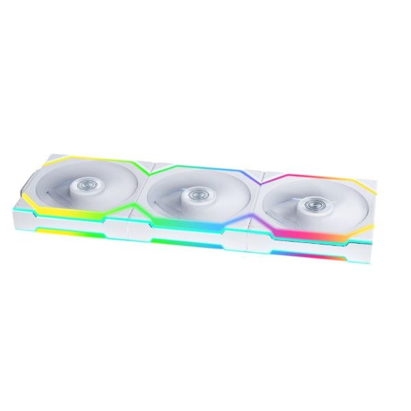 sl_w_11_a Lian Li UNI FAN SL Wireless 120 - 2.4GHz Control - LCD & LED Options - Single & 3-pack - Standard & Reverse Blade - Black, White
