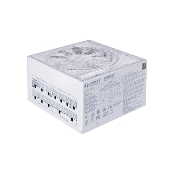 Lian Li SX Platinum Series ATX 3.1 PCIe 5.1 Fully Modular Black | White Power Supply - SX0850P - SX1000P - SX1200P