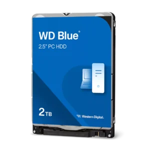 Western Digital WD Blue 2.5 Inch 2TB 5400 RPM 128MB Cache 7mm SATA 6Gbps Mobile HDD - WD20SPZX