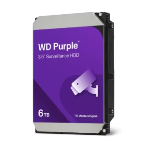 Western Digital WD Purple 3.5 Inch 6TB 256MB Cache SATA 6Gbps Surveillance HDD - WD63PURZ