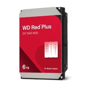 Western Digital Red Plus 3.5 Inch 6TB 5640 RPM 128MB Cache CMR NAS Hard Drive - WD60EFZX
