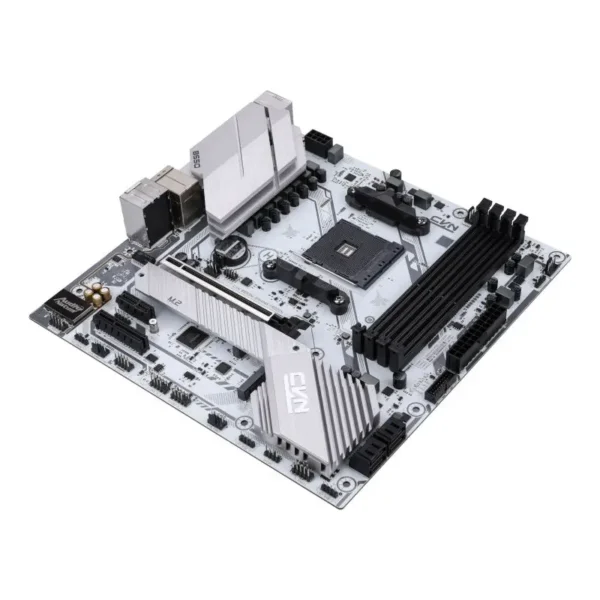 Colorful CVN B550M GAMING FROZEN V15 AMD B550 AM4 Micro-ATX Motherboard White - COLORFUL CVN B550M GAMING FROZEN V15