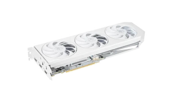 PowerColor Hellhound Spectral White AMD Radeon RX 9060 XT 16GB GDDR6 128-bit PCIe 5.0 - RX9060XT 16G-L/OC/WHITE