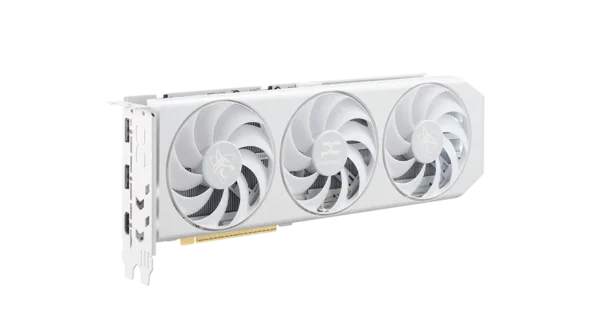 PowerColor Hellhound Spectral White AMD Radeon RX 9060 XT 16GB GDDR6 128-bit PCIe 5.0 - RX9060XT 16G-L/OC/WHITE