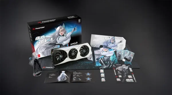 PowerColor Hellhound Reva Edition AMD Radeon RX 9070 XT 16GB GDDR6 256-bit PCIe 5.0 - RX9070XT 16G-L/OC/REVA