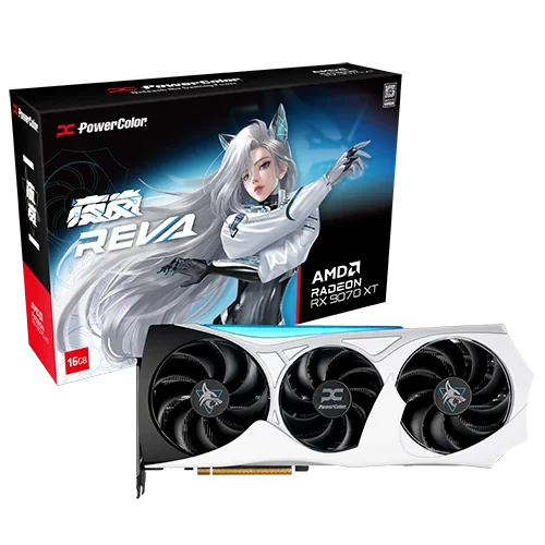 PowerColor Hellhound Reva Edition AMD Radeon RX 9070 XT 16GB GDDR6 256-bit PCIe 5.0 - RX9070XT 16G-L/OC/REVA