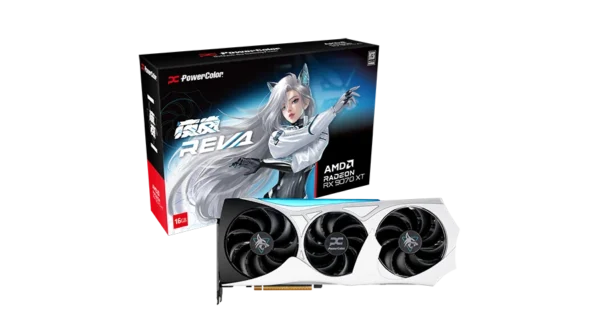 PowerColor Hellhound Reva Edition AMD Radeon RX 9070 XT 16GB GDDR6 256-bit PCIe 5.0 - RX9070XT 16G-L/OC/REVA
