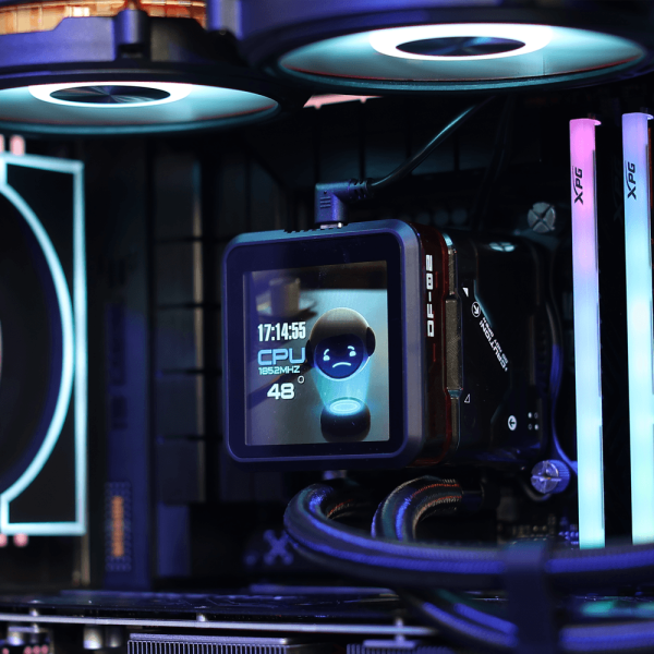 DarkFlash Explore DE360 360mm Liquid CPU Cooler - 2.88" Magnetic IPS Screen - ARGB - 4000 RPM Pump - DF Explore DE360