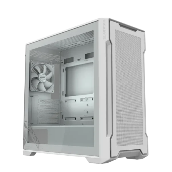 670 GIGABYTE C102 GLASS ICE Mid Tower Tempered Glass Gaming Case White - GP-C102GI