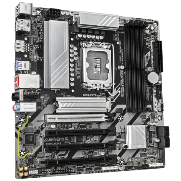 Gigabyte B860M DS3H WIFI6E Intel B860 LGA 1851 mATX Motherboard - DDR5 PCIe 5.0 WiFi 6E - GA-B860M-DS3H-WIFI6E