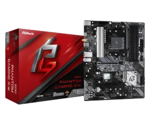 B550 Phantom Gaming 4ac(L1) ASRock B550 Phantom Gaming 4/ac AM4 ATX Motherboard with WiFi and Bluetooth - ASROCK B550 PHANTOM GAMING 4/AC (Wifi)