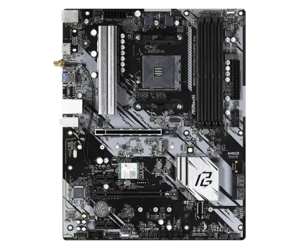 ASRock B550 Phantom Gaming 4/ac AM4 ATX Motherboard with WiFi and Bluetooth - ASROCK B550 PHANTOM GAMING 4/AC (Wifi)