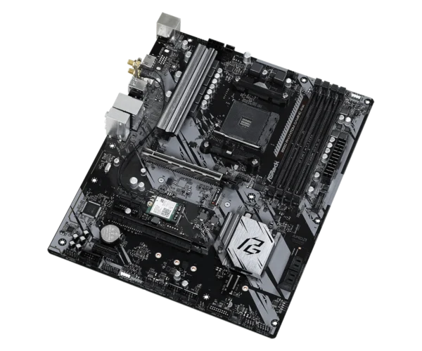 ASRock B550 Phantom Gaming 4/ac AM4 ATX Motherboard with WiFi and Bluetooth - ASROCK B550 PHANTOM GAMING 4/AC (Wifi)
