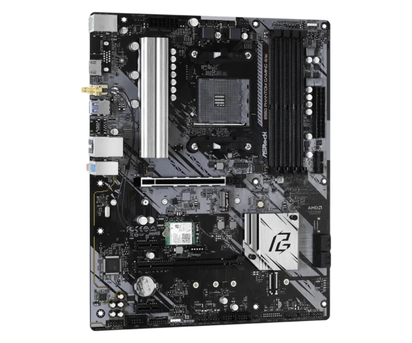 ASRock B550 Phantom Gaming 4/ac AM4 ATX Motherboard with WiFi and Bluetooth - ASROCK B550 PHANTOM GAMING 4/AC (Wifi)
