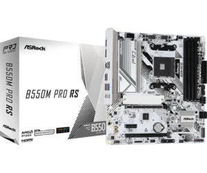 B550M Pro RS(M1) ASRock B550M Pro RS AMD B550 AM4 Micro ATX Motherboard White - ASROCK B550M PRO RS (White Motherboard)