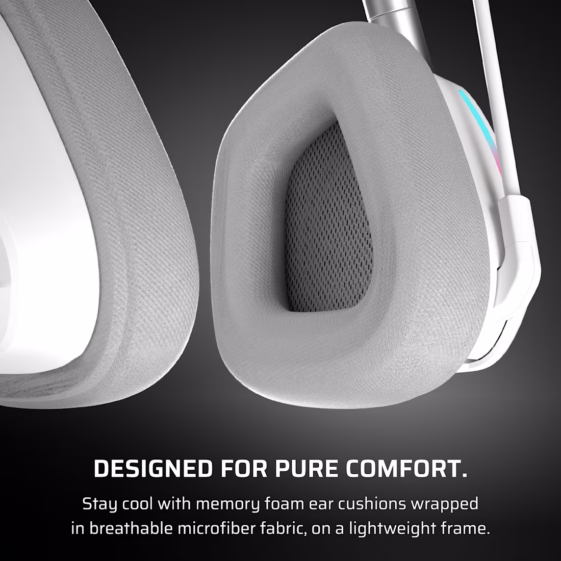 CORSAIR VOID WIRELESS V2 Gaming Headset - Dolby Atmos - Bluetooth - White - CS-CA-9011380-WW