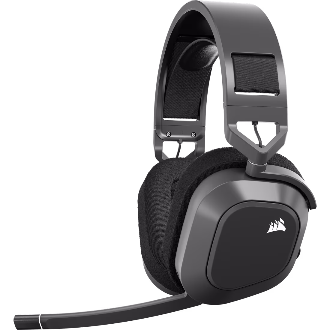 CORSAIR HS80 MAX Wireless Gaming Headset - Bluetooth - Dolby Atmos - Steel Gray - CS-CA-9011295-AP