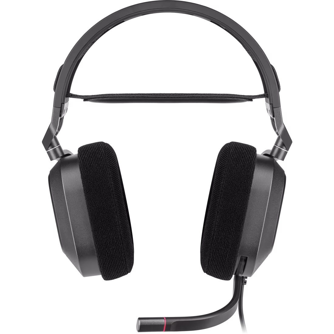 CORSAIR HS80 RGB USB Gaming Headset - Dolby Audio 7.1 - 24-bit/96kHz - Carbon - CS-CA-9011237-AP