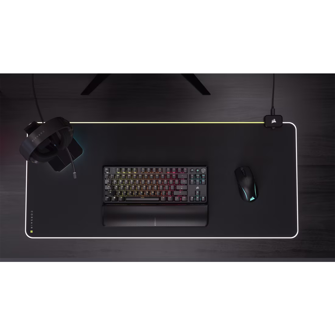 CORSAIR K70 CORE TKL Wireless Mechanical Gaming Keyboard - MLX Red v2 Linear Switches - RGB - CS-CH-914901E-NA