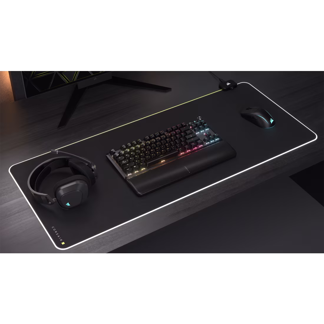 CORSAIR K70 CORE TKL Wireless Mechanical Gaming Keyboard - MLX Red v2 Linear Switches - RGB - CS-CH-914901E-NA