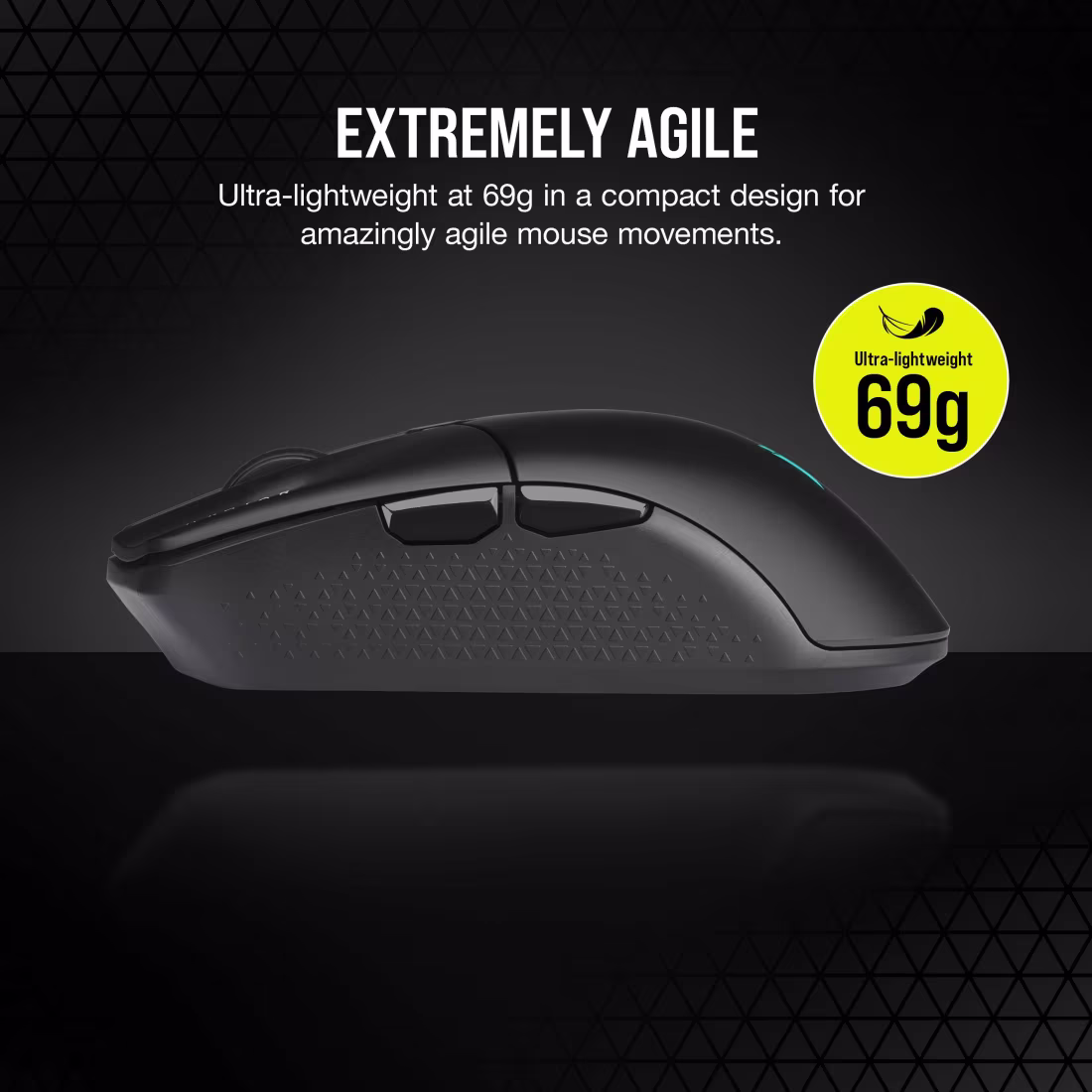 CORSAIR KATAR ELITE WIRELESS Gaming Mouse - 26K DPI Marksman Optical Sensor - RGB - CS-CH-931C111-AP