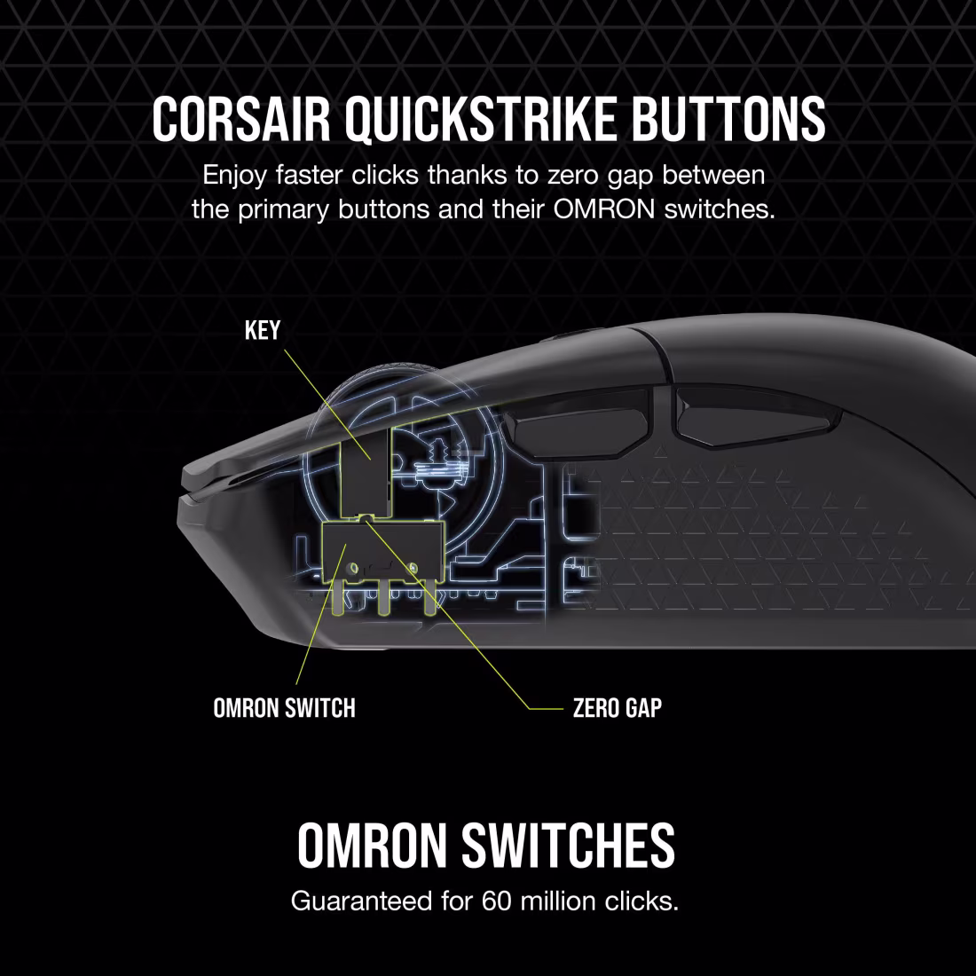 CORSAIR KATAR ELITE WIRELESS Gaming Mouse - 26K DPI Marksman Optical Sensor - RGB - CS-CH-931C111-AP