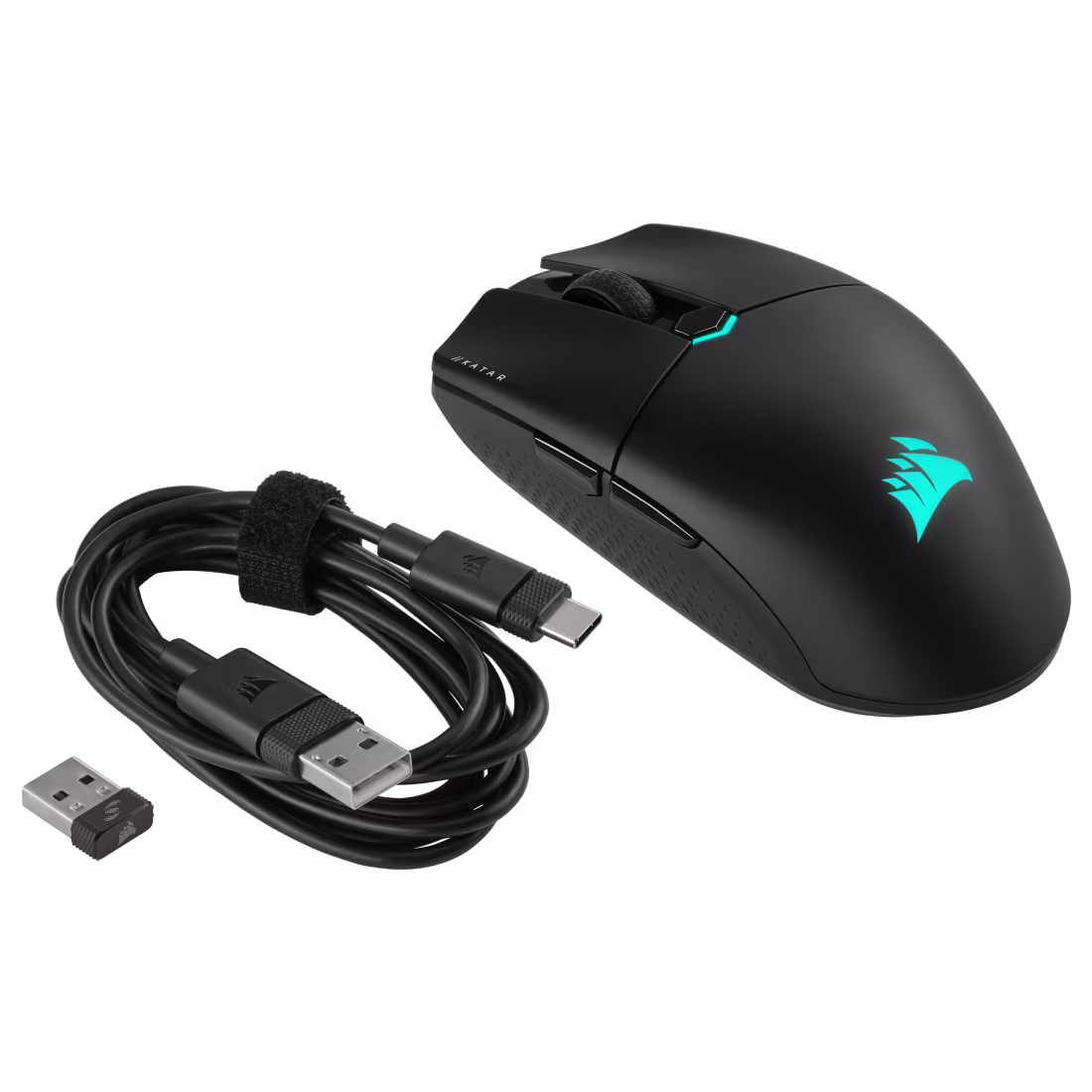 CORSAIR KATAR ELITE WIRELESS Gaming Mouse - 26K DPI Marksman Optical Sensor - RGB - CS-CH-931C111-AP